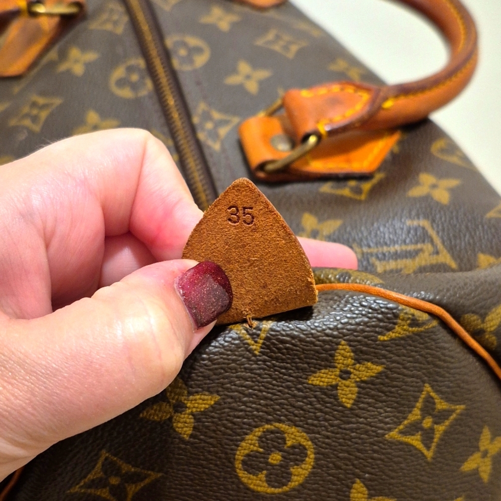 Louis Vuitton Speedy 35 bag 14x9.5x7.5 - Picture 4 of 8